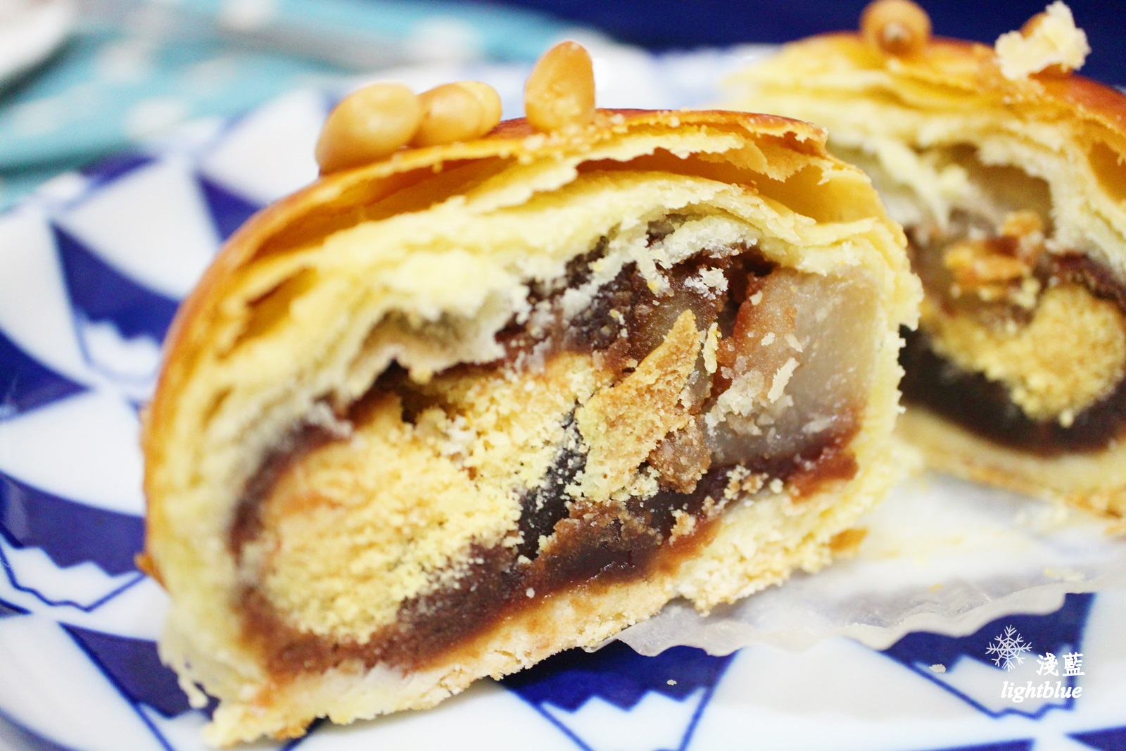 [ 永和美食 ] 淺藍 × 王師父月餅～金月娘、抹茶酥、松子酥，沒預訂就吃不到的排隊名店月餅