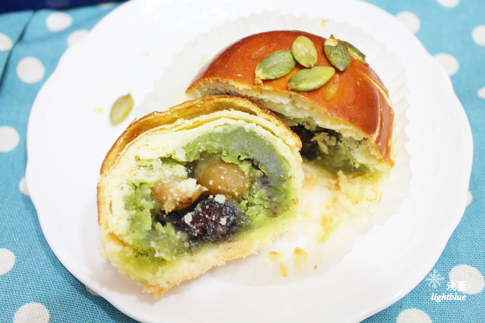 [ 永和美食 ] 淺藍 × 王師父月餅～金月娘、抹茶酥、松子酥，沒預訂就吃不到的排隊名店月餅