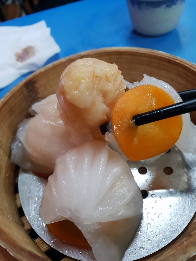 99682.jpg - 【中和.南勢角】華新街美食推薦。祥鈺超平價港式茶樓。推蒸排骨+虎皮捲+馬蹄條+甘蔗蝦