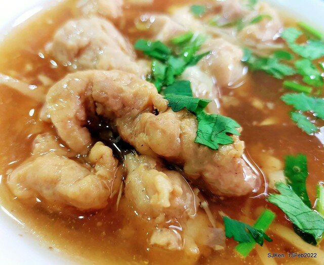 (中和美食)「大胖肉羹」(Pork Thick Soup & fried rice-flour noodles), Taipei, Taiwan, SJKen, Feb 13, 2022.