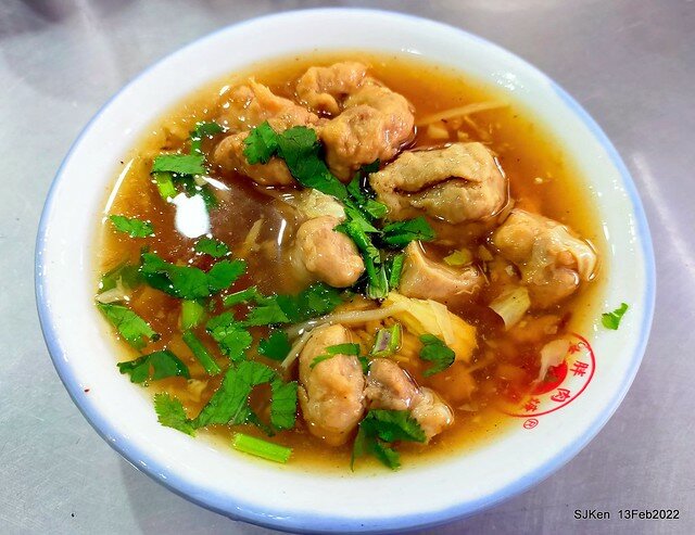 (中和美食)「大胖肉羹」(Pork Thick Soup & fried rice-flour noodles), Taipei, Taiwan, SJKen, Feb 13, 2022.