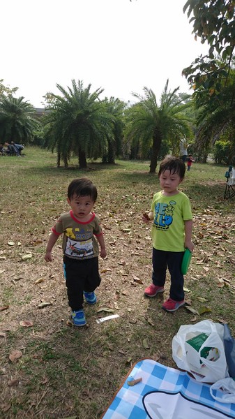 高雄市市立美術館：高雄市立美術館~寬闊的大草原~豐盛餐點~小孩盡情奔跑~第一次的假掰野餐趣~大成功！！