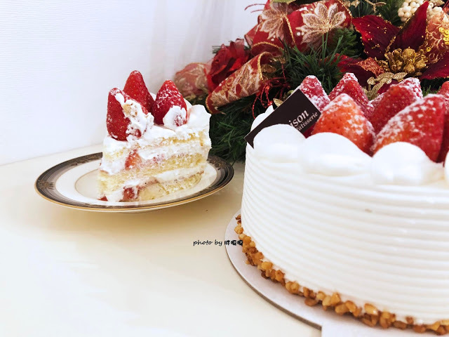 【台中 東區】La maison 梅笙蛋糕工作室(進德店)🍓🍓🍓台中老字號甜點工作室，草莓蛋糕更是聞名遐邇，價格平實，好吃無誤😉