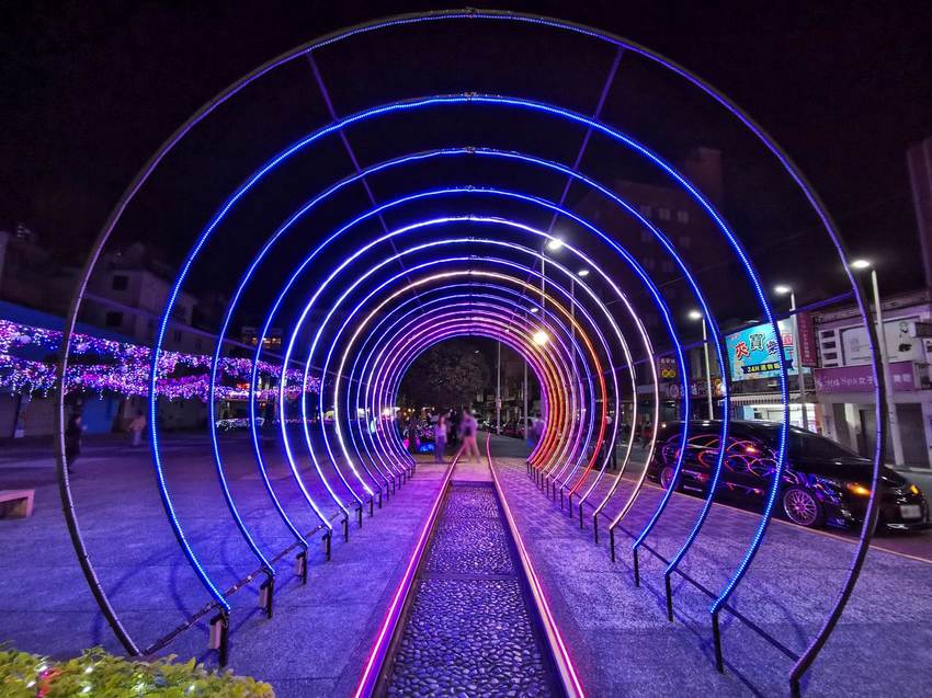 2019淡水老街廣場－穿越浪漫超美聖誕燈飾