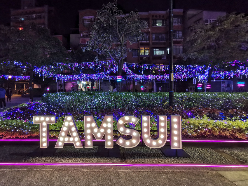 2019淡水老街廣場－穿越浪漫超美聖誕燈飾