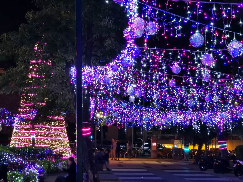 2019淡水老街廣場－穿越浪漫超美聖誕燈飾