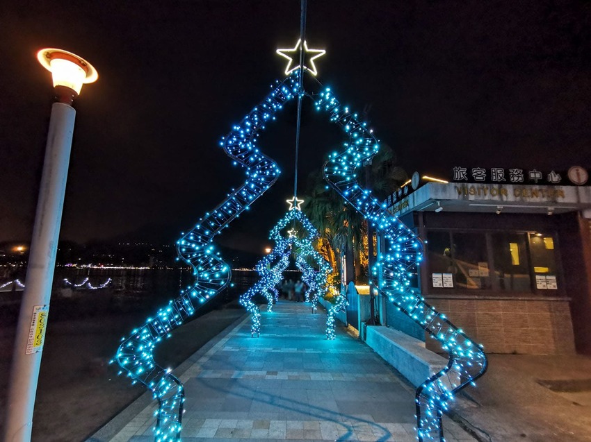 2019淡水老街廣場－穿越浪漫超美聖誕燈飾