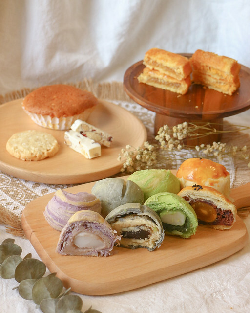 台中|多款特色月餅,豐富多樣自由搭配。中秋禮盒推薦|馥漫麵包花園