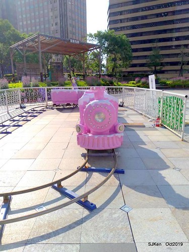 Amusement park at plaza of Uni-President Hankyu department store Taipei,SJKen , Oct, 2019