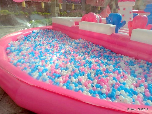 Amusement park at plaza of Uni-President Hankyu department store Taipei,SJKen , Oct, 2019