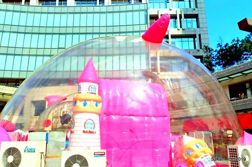 Amusement park at plaza of Uni-President Hankyu department store Taipei,SJKen , Oct, 2019