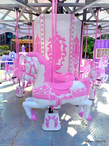 Amusement park at plaza of Uni-President Hankyu department store Taipei,SJKen , Oct, 2019