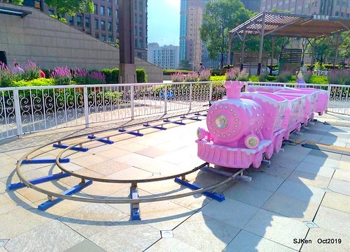 Amusement park at plaza of Uni-President Hankyu department store Taipei,SJKen , Oct, 2019