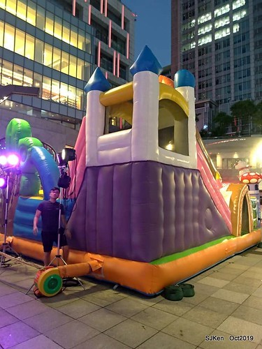 Amusement park at plaza of Uni-President Hankyu department store Taipei,SJKen , Oct, 2019