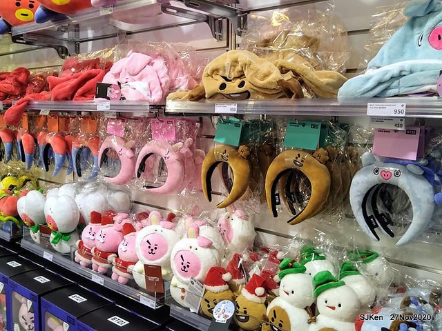 Christmas decoration with Line Friends brand at the Uni-Ustyle department store , Taipei, Taiwan, SJKen , Nov 21, 2020.