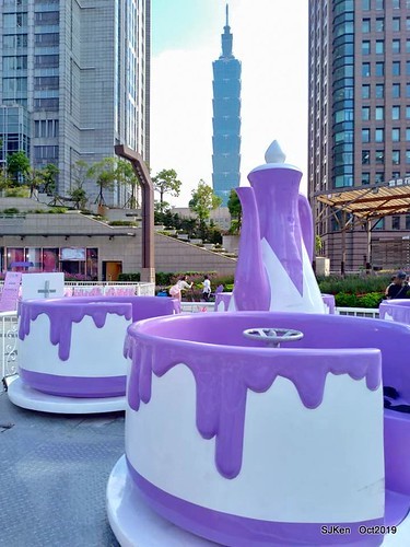 Amusement park at plaza of Uni-President Hankyu department store Taipei,SJKen , Oct, 2019
