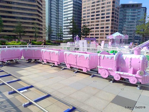 Amusement park at plaza of Uni-President Hankyu department store Taipei,SJKen , Oct, 2019