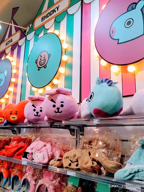 Christmas decoration with Line Friends brand at the Uni-Ustyle department store , Taipei, Taiwan, SJKen , Nov 21, 2020.