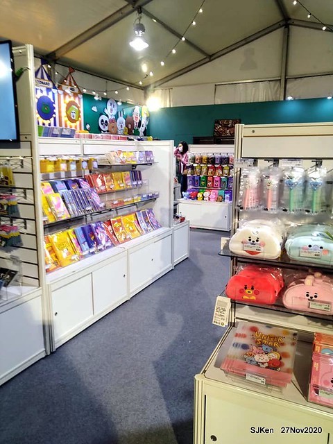 Christmas decoration with Line Friends brand at the Uni-Ustyle department store , Taipei, Taiwan, SJKen , Nov 21, 2020.