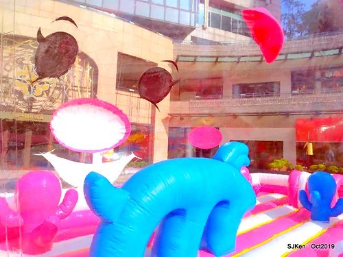 Amusement park at plaza of Uni-President Hankyu department store Taipei,SJKen , Oct, 2019