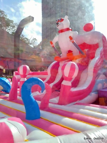 Amusement park at plaza of Uni-President Hankyu department store Taipei,SJKen , Oct, 2019