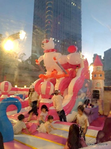 Amusement park at plaza of Uni-President Hankyu department store Taipei,SJKen , Oct, 2019