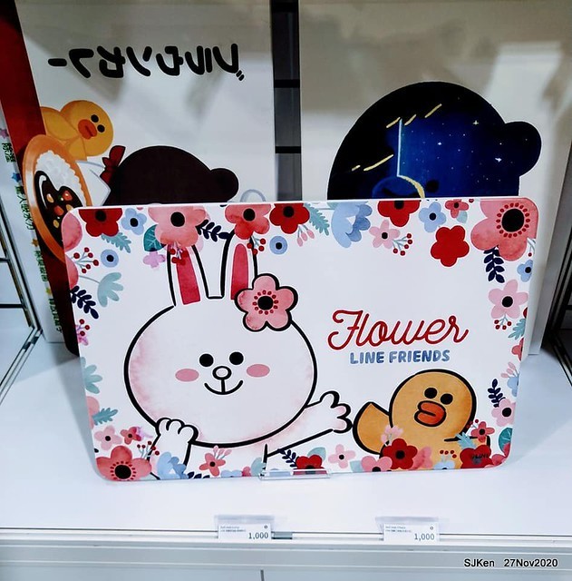 Christmas decoration with Line Friends brand at the Uni-Ustyle department store , Taipei, Taiwan, SJKen , Nov 21, 2020.