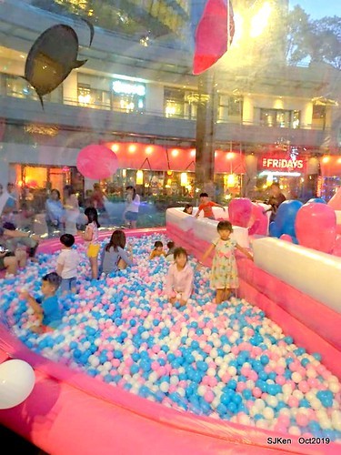 Amusement park at plaza of Uni-President Hankyu department store Taipei,SJKen , Oct, 2019