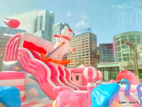 Amusement park at plaza of Uni-President Hankyu department store Taipei,SJKen , Oct, 2019