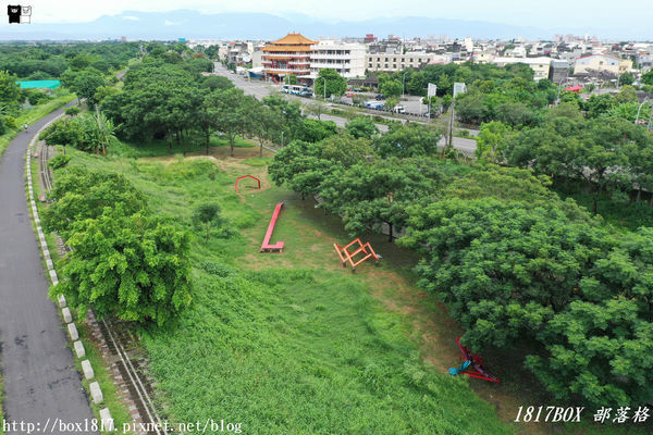 【雲林。西螺】空拍西螺大橋。大蝴蝶地景。螺石公園高灘地景觀磨石溜滑梯