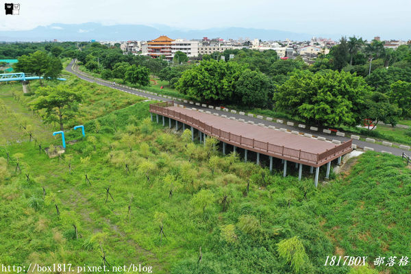 【雲林。西螺】空拍西螺大橋。大蝴蝶地景。螺石公園高灘地景觀磨石溜滑梯