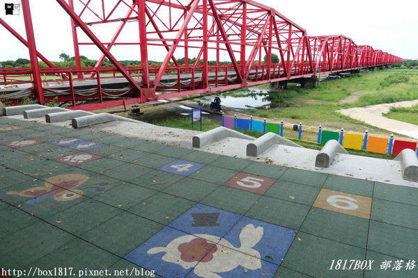 【雲林。西螺】空拍西螺大橋。大蝴蝶地景。螺石公園高灘地景觀磨石溜滑梯