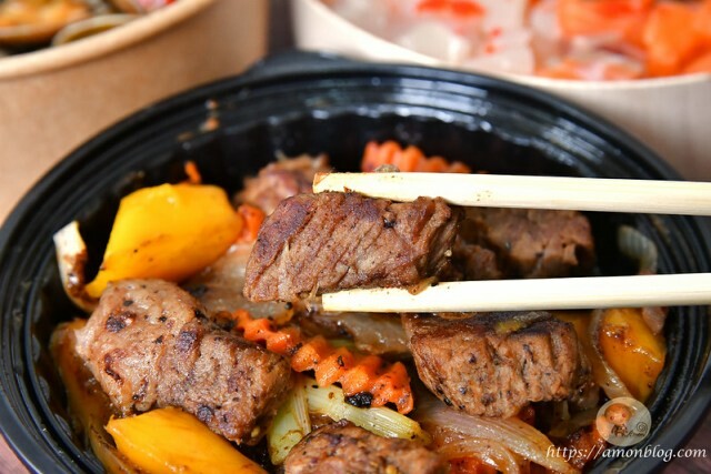 爆量海鮮和肉塊的外帶便當，CP值超高，買越多省越多，新天地海鮮餐廳崇德旗艦店