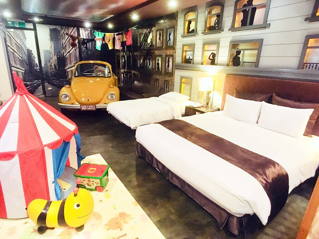 [台北住宿] 莎多堡奇幻旅館 Sato Castle Hotel｜鄰近大直美麗華的精緻主題旅館，城堡建築多達51種奇幻風格房型，親親寶貝專案的親子友善設施和兒童迎賓禮帶給孩子歡樂的旅遊回憶！