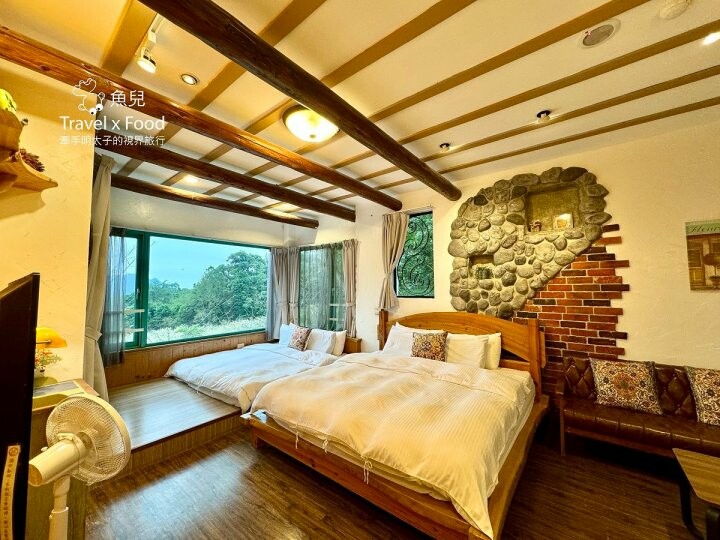 貓咪駐店,住宿、餐食與賞螢|森林系童話故事小屋,苗栗南庄─橄欖樹咖啡民宿 - 魚兒 x 牽手明太子的「視」界旅行