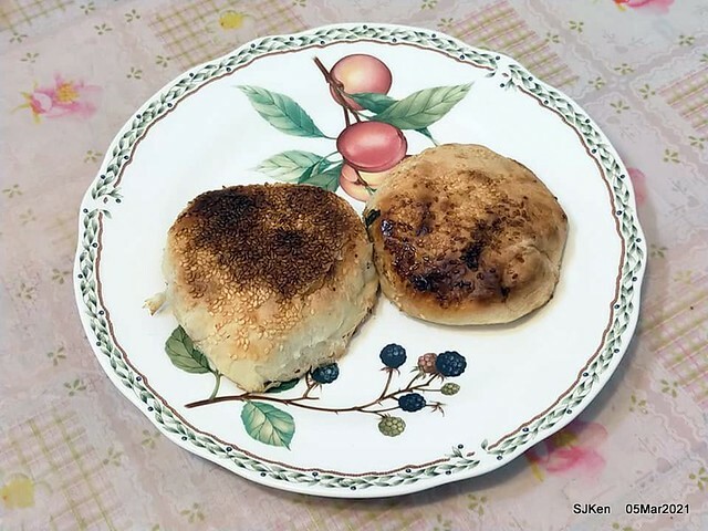 「南港老張炭烤燒餅店」(Pepper cake ), Taipei,Taiwan,SJKen,Mar 5,2021.