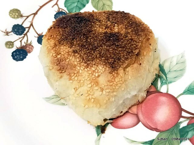 「南港老張炭烤燒餅店」(Pepper cake ), Taipei,Taiwan,SJKen,Mar 5,2021.