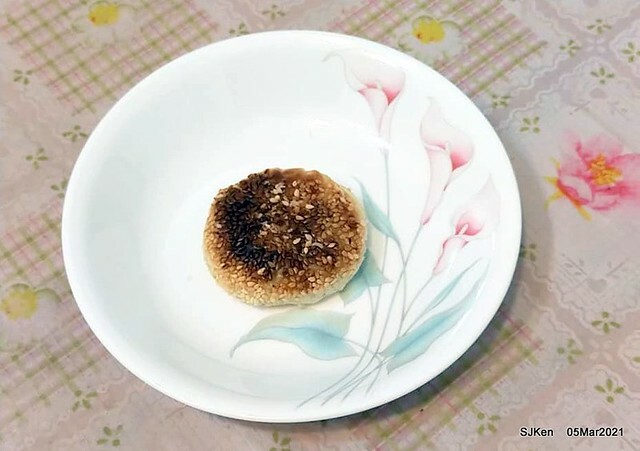 「南港老張炭烤燒餅店」(Pepper cake ), Taipei,Taiwan,SJKen,Mar 5,2021.