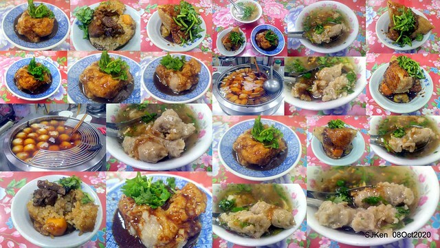 Taiwan traditional light dishes - Oil cake & pork meat soup 