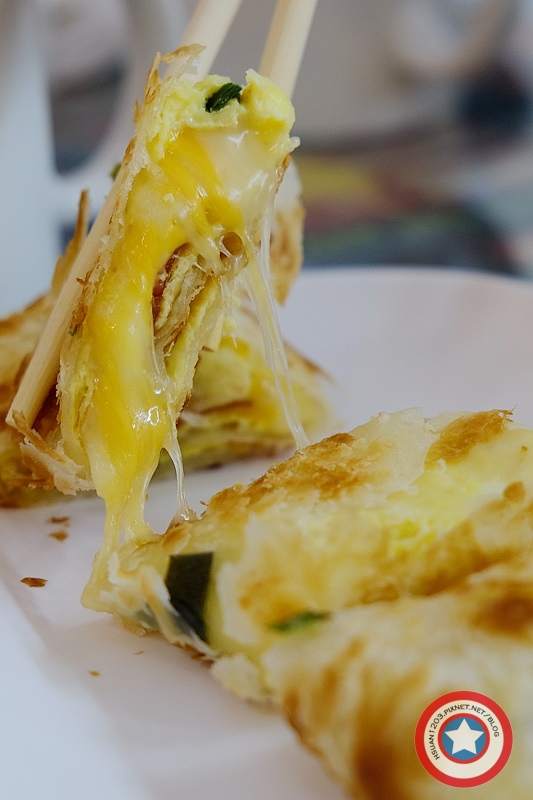 台北內湖。巴士蛋餅