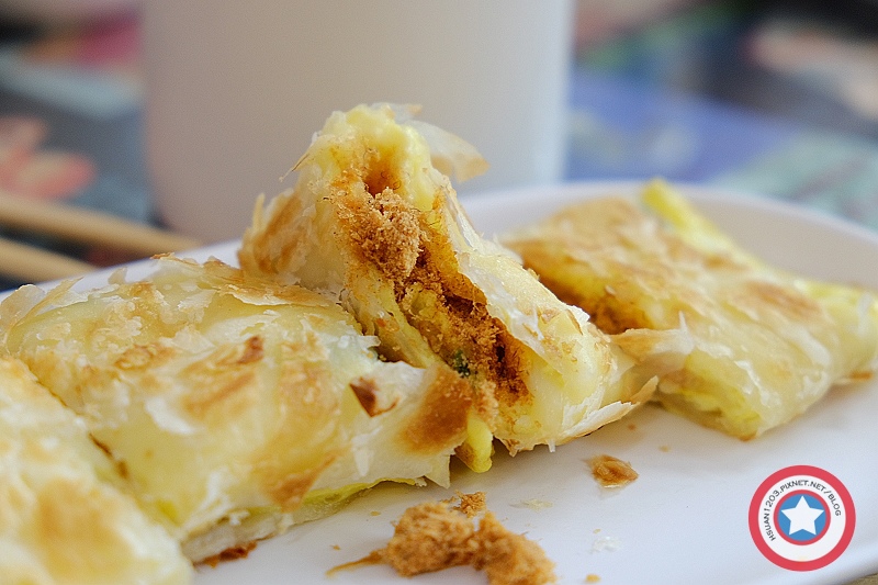 台北內湖。巴士蛋餅