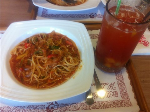 蕃茄紅蛤義大利麵 - 內湖區的義式屋古拉爵) 蕃茄紅蛤義大利麵 - 內湖區的義式屋古拉爵)