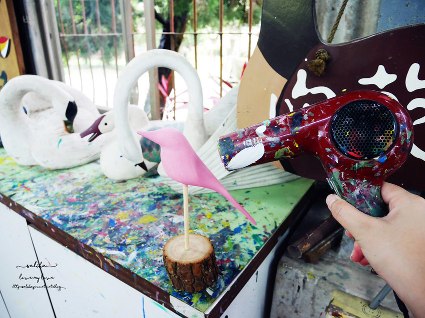 苗栗桐花季旅遊好玩雨天室內親子景點推薦ㄚ箱寶木雕彩繪DIY (7)