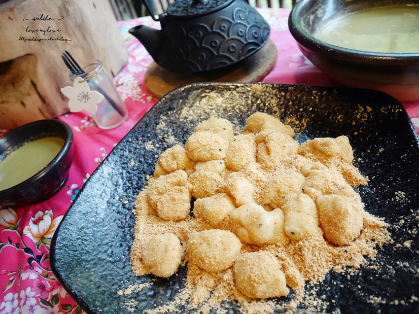 苗栗旅遊好玩一日遊勝興車站附近景點餐廳推薦十六份人文茶館麻糬擂茶DIY (9)