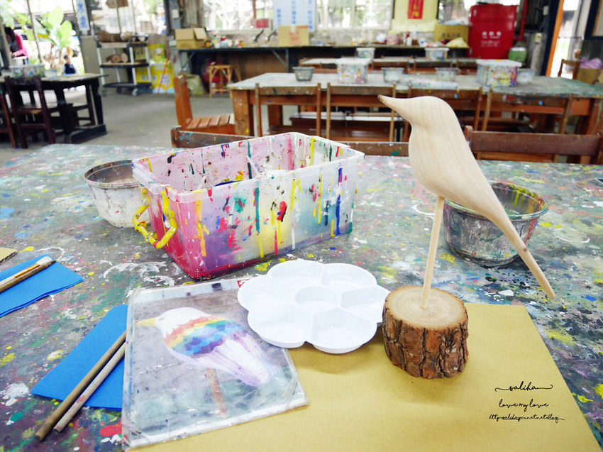 苗栗桐花季旅遊好玩雨天室內親子景點推薦ㄚ箱寶木雕彩繪DIY (5)