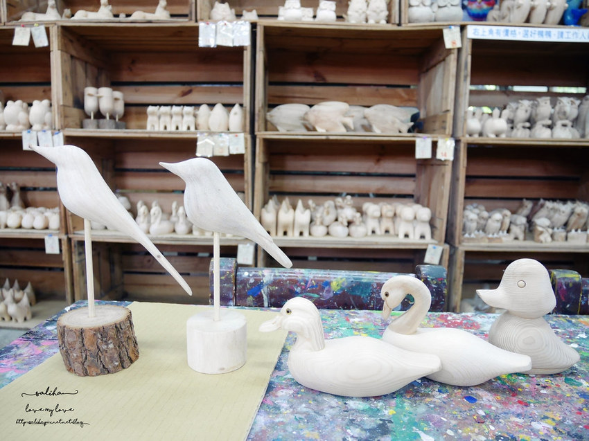 苗栗桐花季旅遊好玩雨天室內親子景點推薦ㄚ箱寶木雕彩繪DIY (4)