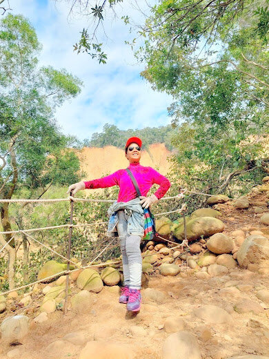 苗栗景點-火焰山登山步道-大自然的畫布，美不盛收