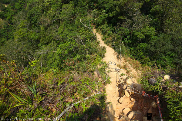 【苗栗。三義】熊熊烈火正在燃燒。惡地火炎山。亂石谷。自然保留區。火炎山步道