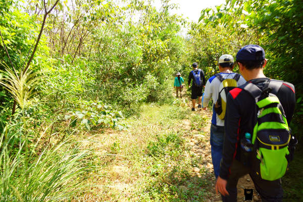 【苗栗。三義】熊熊烈火正在燃燒。惡地火炎山。亂石谷。自然保留區。火炎山步道