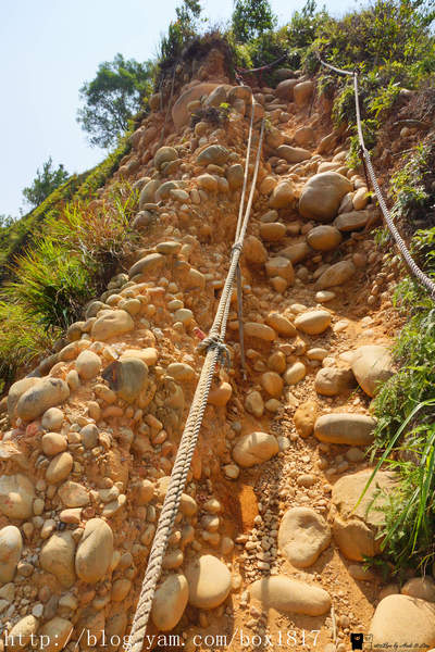 【苗栗。三義】熊熊烈火正在燃燒。惡地火炎山。亂石谷。自然保留區。火炎山步道